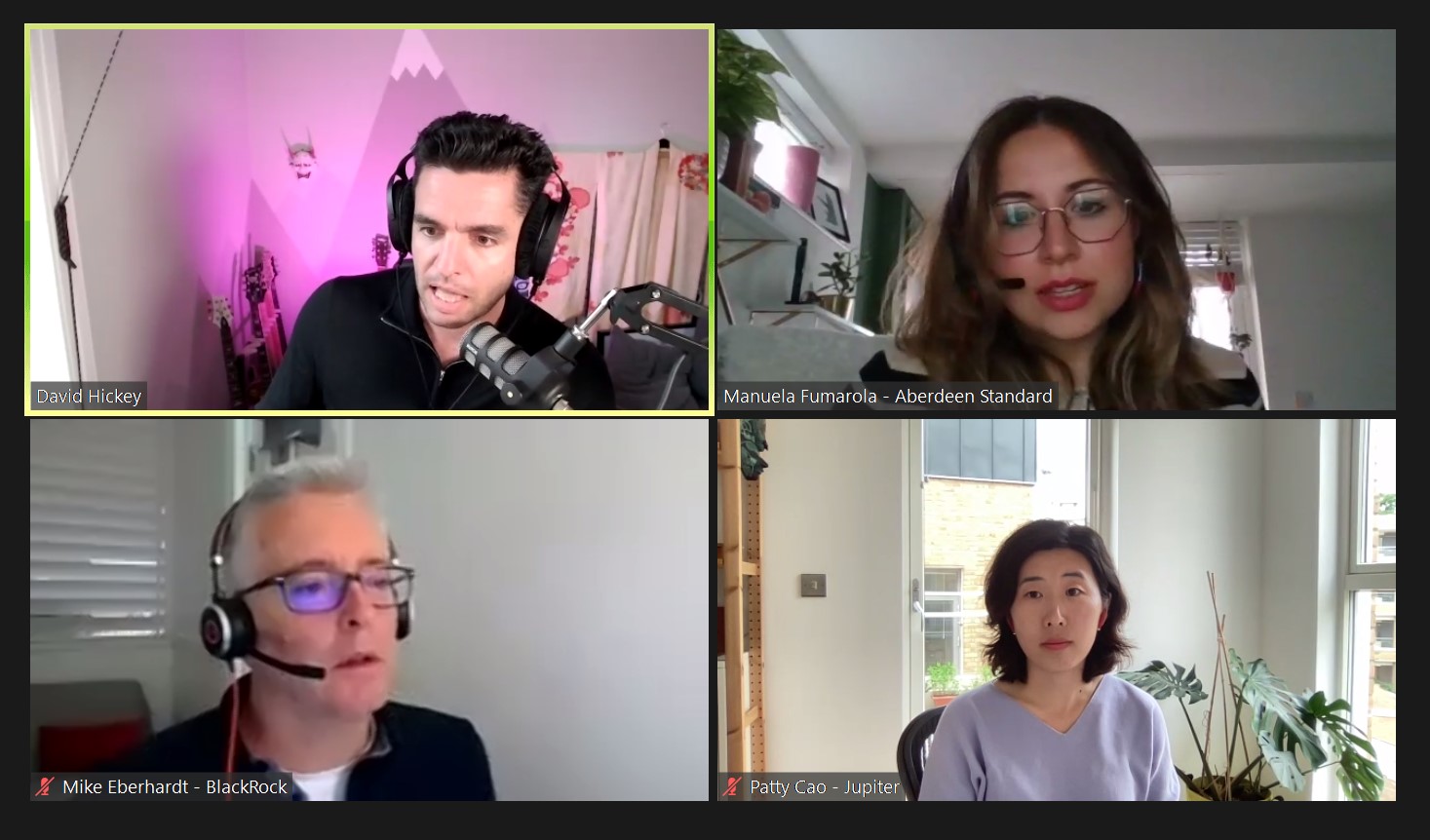 Screenshot of the ESG Panel