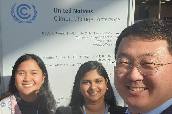 Three delegates from the University of Edinburgh (Business School and Law School) in Bonn for SB64, the UN's mid-year climate talks